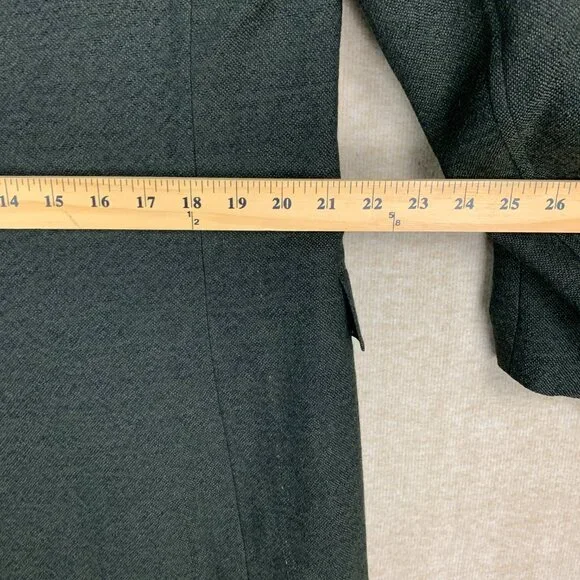 Vintage 60s Jacket Size 42L Green Wool Blazer Suit Sport Coat 1950s Academia